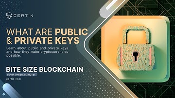 What are Public & Private Keys in Crypto? | Bite Size Blockchain