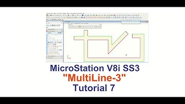Microstation  Multiline 3, Tutorial 7