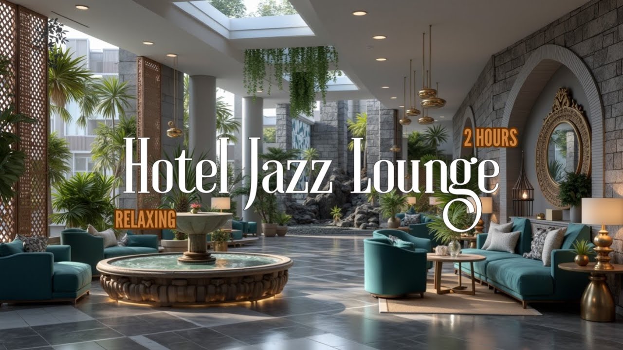 Relaxing Hotel Lounge Music Gentle Jazz Background for Peaceful Lobby ...