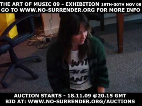 KT TUNSTALL CREATES ART LIVE FOR CANCER CHARITY NO...
