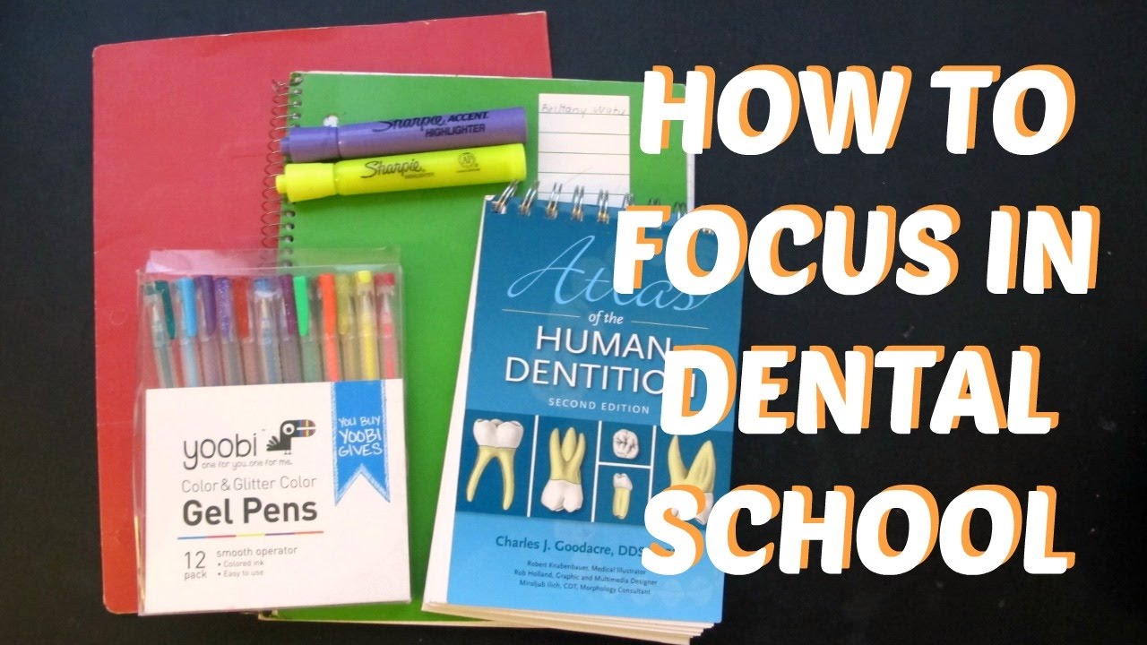 How to Focus When Studying - Day in the Life of a Dental Student || Brittany Goes to Dental School