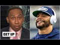Stephen A. weighs in on Dak Prescott’s decision to sign a franchise tag with the Cowboys | Get Up