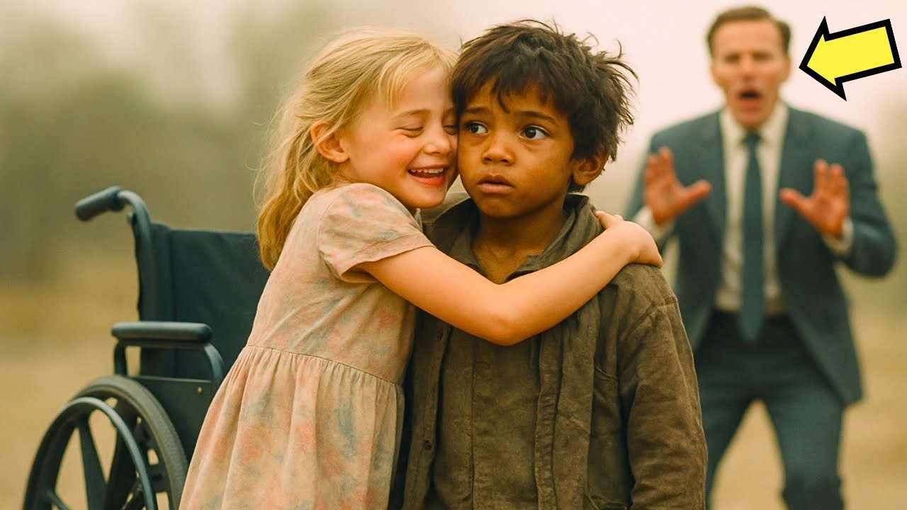 EMPRESARIO SE BURLÓ DEL NIÑO POBRE… HASTA QUE SU HIJA EN SILLA DE RUEDAS HACE ALGO INCREÍBLE