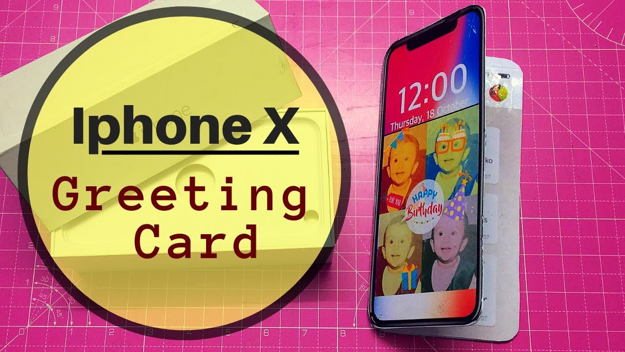 Iphone X Greeting Card YouTube