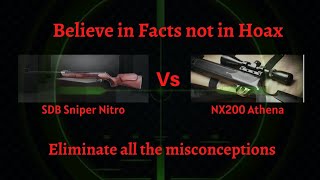 SDB Sniper Nitro vs NX200 Athena power test | Scientific proof | muzzle energy comparison