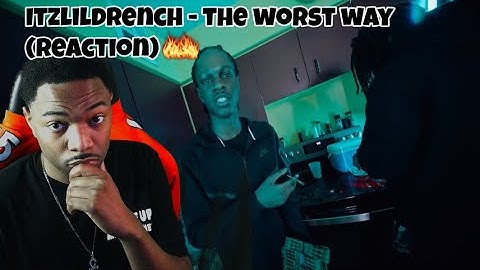 American Reaction To Toronto Rapper ItzLilDrench - Worst Way (Official Video)