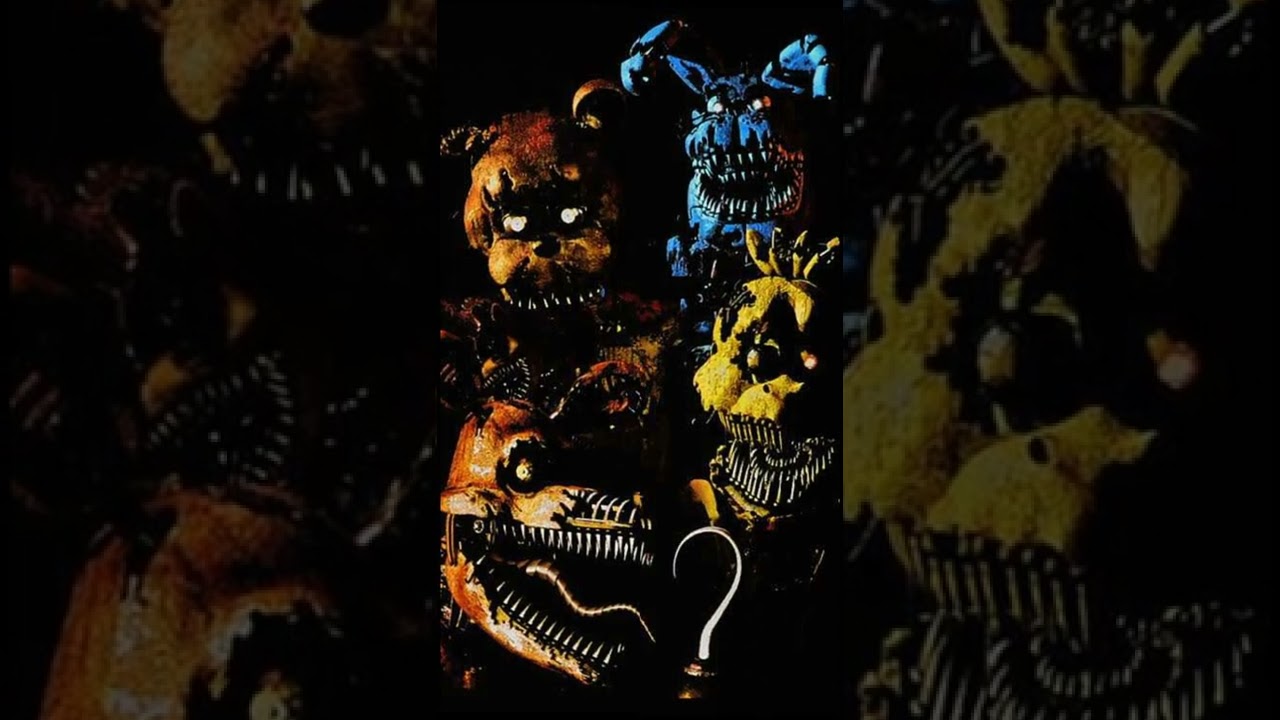 FNAF 4 Nightmare Edit + Voice Lines Animated (5 Second Of Summer - Teeth) 
