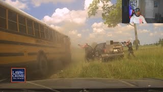 Hijacked School Bus Leads Cops on Wild Chase | Reaction