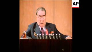 SYND 27 6 78 PRESIDENT BREZHNEV WARNS U.S. AND PRESENTS DECORATIONS