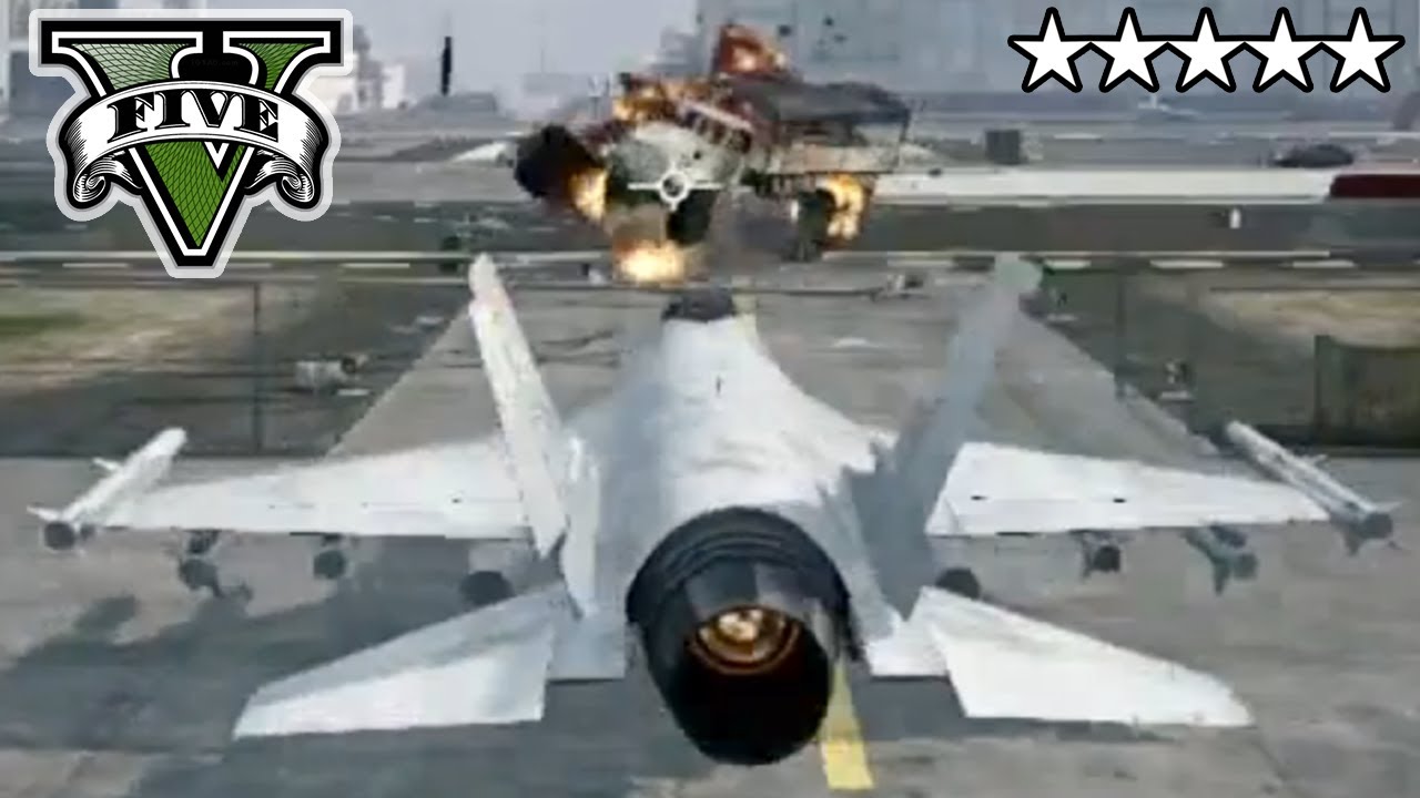 GTA 5 Stealing JET FIGHTER PLANE ONLINE!!! Livestream GTA V Crew