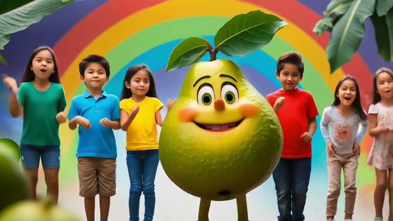 Go Go Guava!" – The Power Fruit Song   _musical adventure for kids RoboRhythms Junior