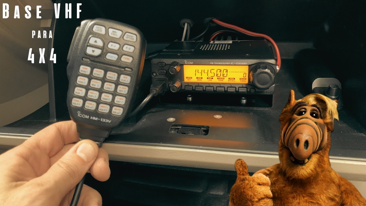 RADIO VHF para Travesias 4x4 en la Grand Vitara