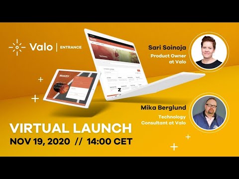 Virtual Product Launch EMEA | Valo Entrance