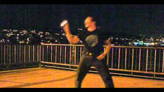 Seattle Tech Spinners - 6 July 2011 - EvilCouch - Fire Contact Juggling