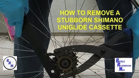 How to Remove a Stubborn Shimano Uniglide Cassette