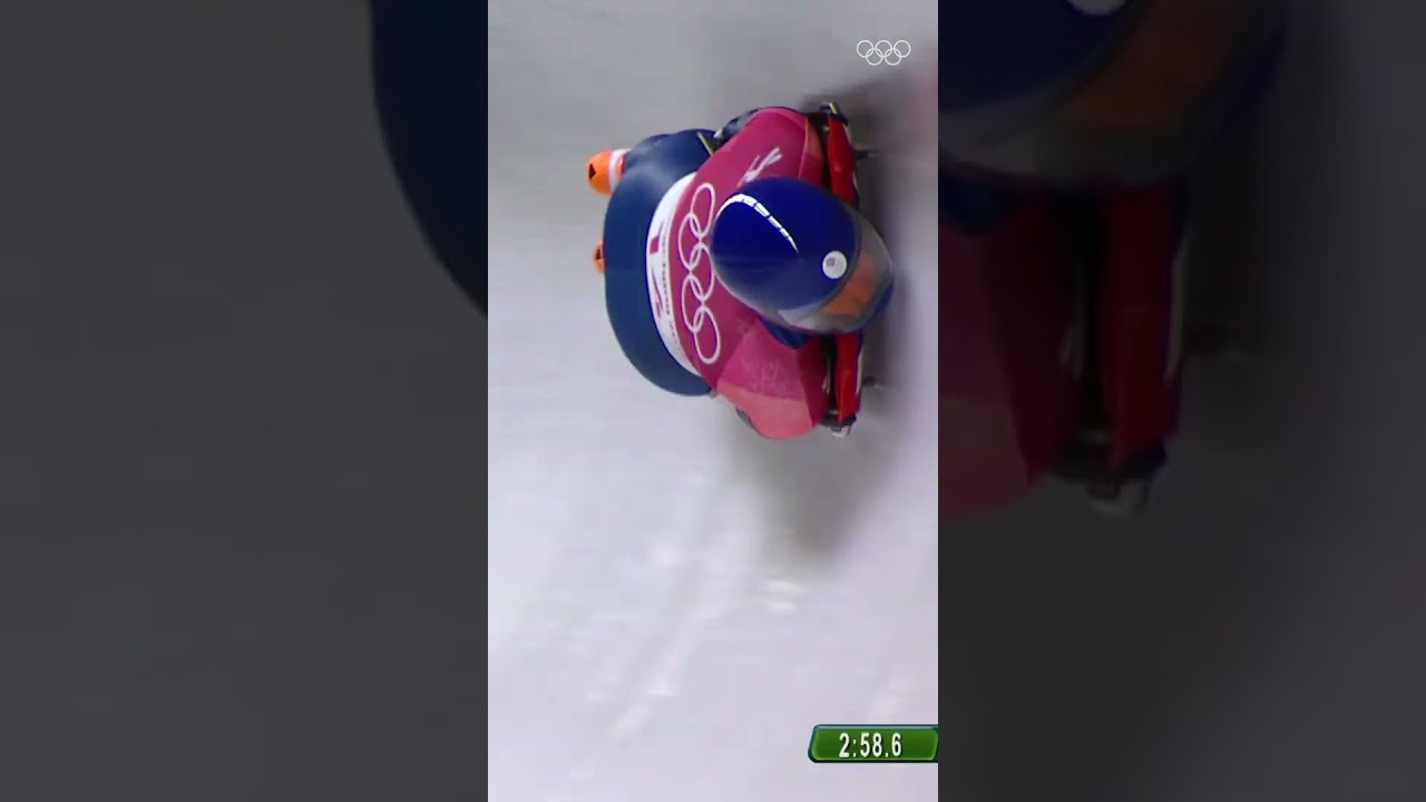 Lizzy Yarnold won her second consecutive gold medal with this crazy-speed run at #PyeongChang2018.🥇