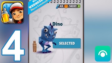 Subway Surfers - Gameplay Walkthrough Part 4 - Dino (iOS, Android)