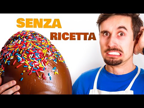 Cucino SENZA RICETTA un UOVO di PASQUA! Willy Wonka spostati