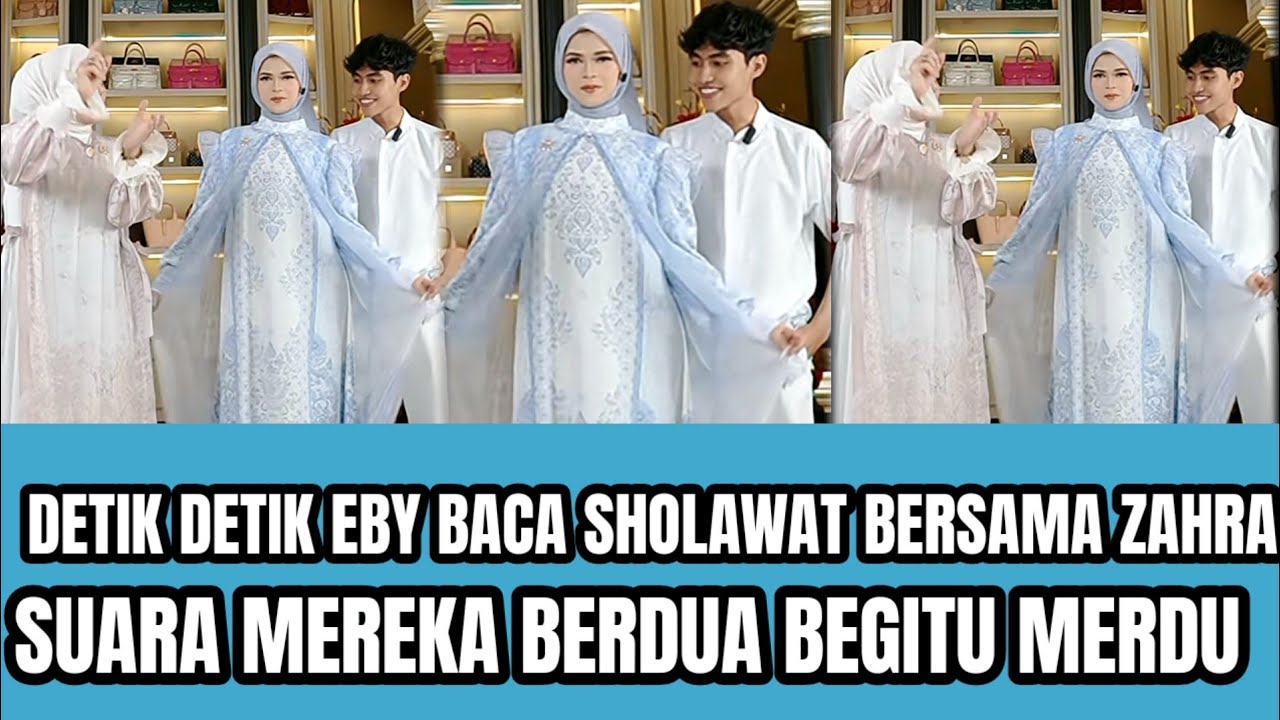 DETIK DETIK ZAHBY BACA SHOLAWAT MERDU BANGET