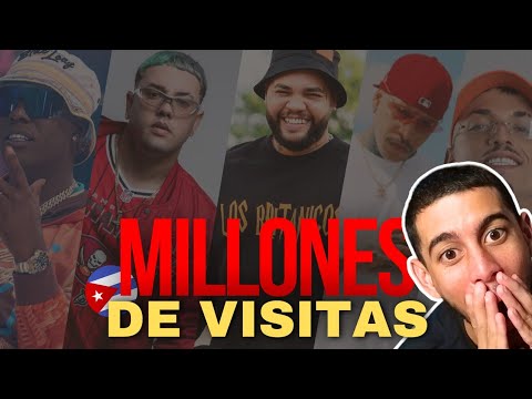Cancionnes de REGUETONEROS CUBANOS con MÁS VISITAS en YOUTUBE. TOP 15