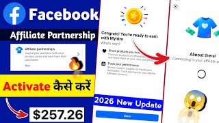 Facebook Affiliate Partnership Activate 😱 | How To Activate Affiliate Partnerships Tool On Facebook