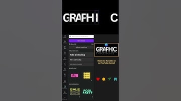 Creating an Overlapping Text Effect with a Reflection in Canva - Tutorial