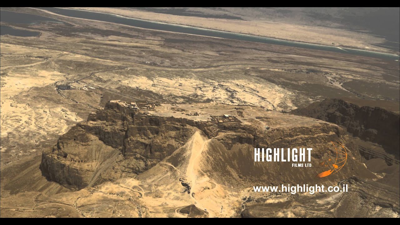 AM4K 011 Beautiful 4K Aerial Video of Masada, Israel