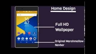 Xperia Theme : Navy Marshmallow By Renaldy