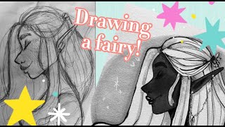 Drawing a fairy! |(my entry for #Katryn50con DTIYS)