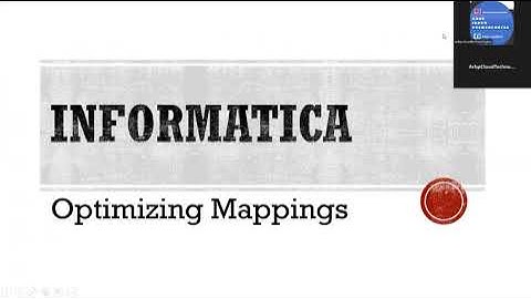 Informatica Optimizing Mappings