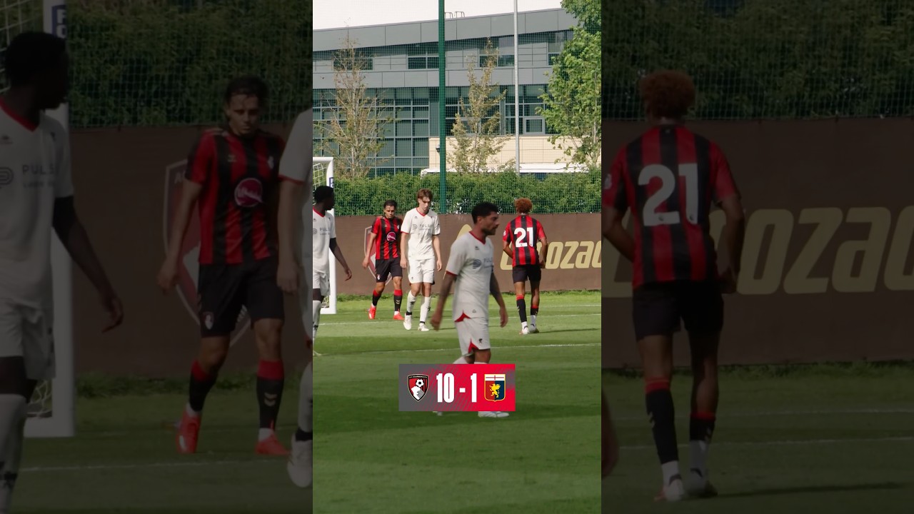 We beat Serie A side Genoa 10-1 in a pre-season friendly 🙌