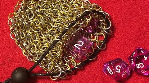 Venturer Scout Projects - Chain Maille Pouch