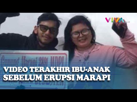 Momen Terakhir Ibu dan Anak Sebelum Erupsi Gunung Marapi