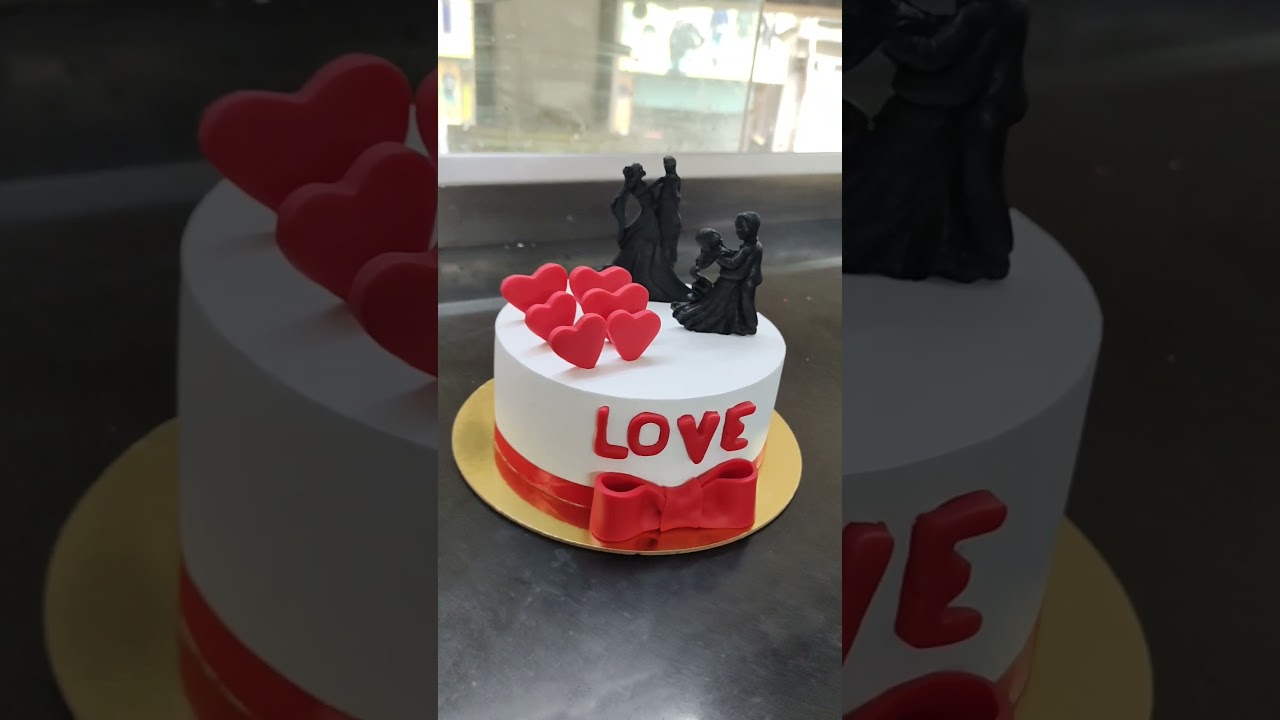 anniversary cake - YouTube