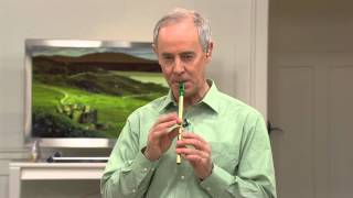 Wood Walking Stick w/ Penny Whistle with Carolyn Gracie Details