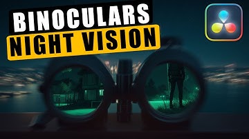 How to Create BINOCULARS NIGHT VISION Effect in Davinci Resolve