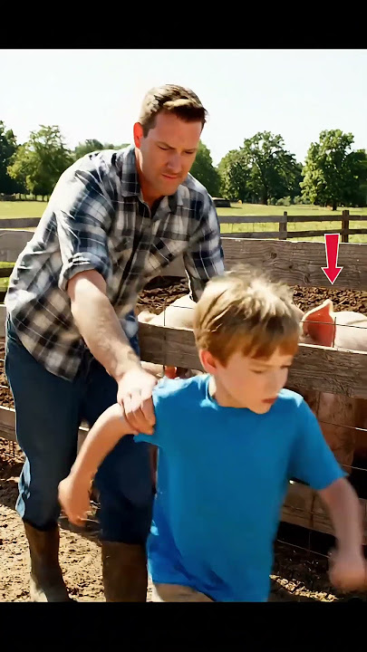 Dad’s Surprise Pig Farm Lesson 🐷💪😂