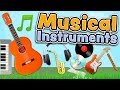 Musical instruments in English