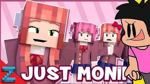 Alex Doki Doki Literature Club Minecraft Music Video 1-2 Forever Song & Just Monika Song | Reaction