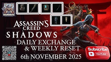 SHADOWS DAILY EXCHANGE & WEEKLY RESET 6/11/2025 Assassin