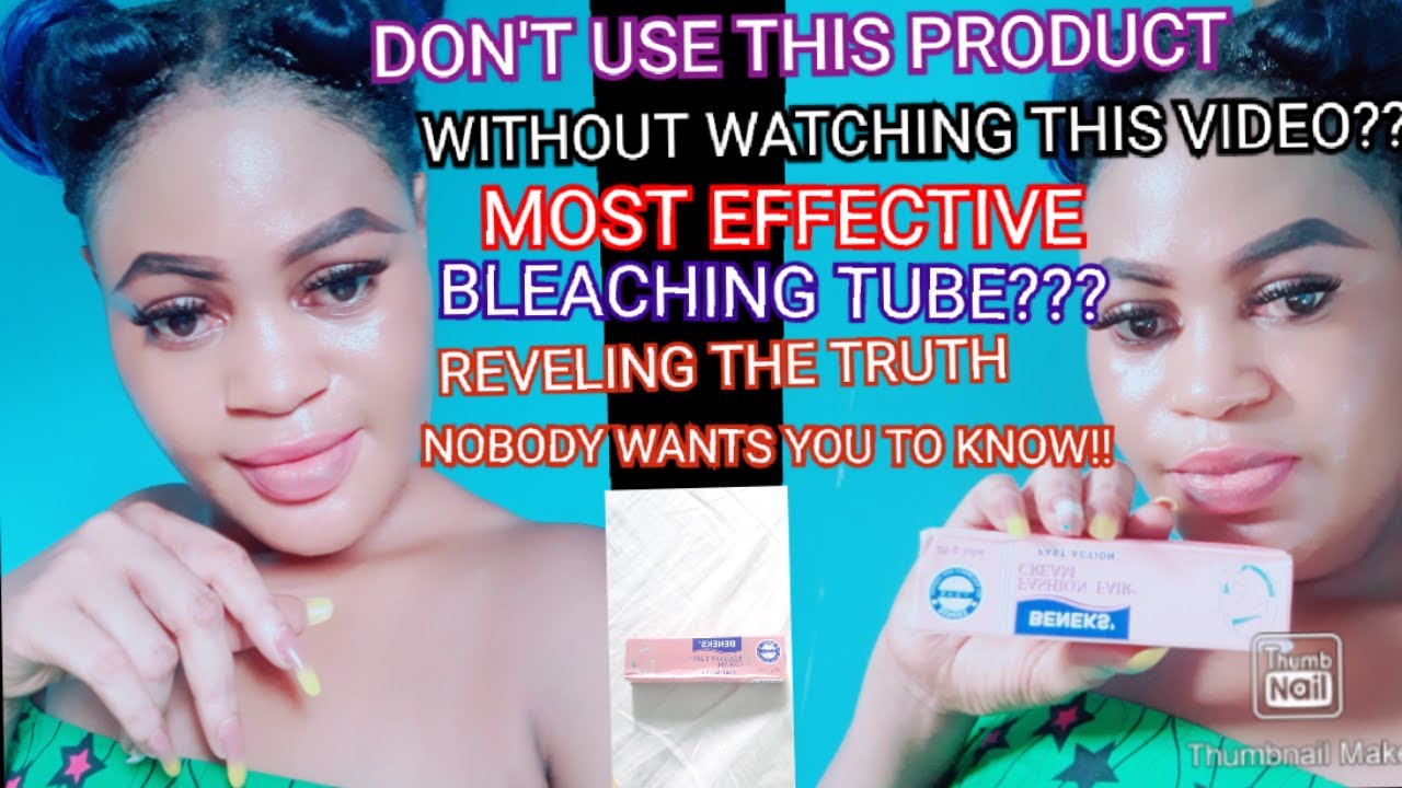 BEST WHITENING AND BLEACHING TUBE IN THE MARKET 100 WORKING??🤔🤔 4 DAYS BLEACHING TUBE WITH