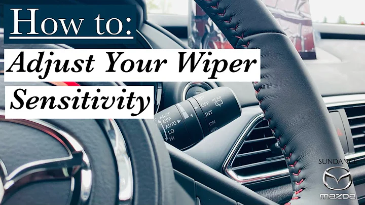 How to Adjust your Wiper Sensitivity: Sundance Mazda Tutorial