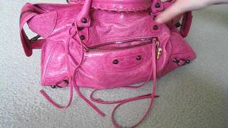 balenciaga city bag pink