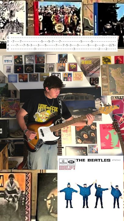 Bassline of The Day: You Like Me Too Much by The Beatles #thebeatles #shorts