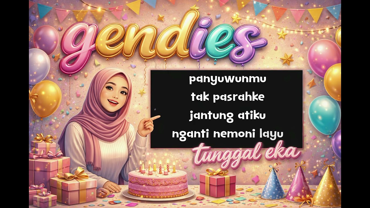 tunggal eka karaoke (original key) denny caknan