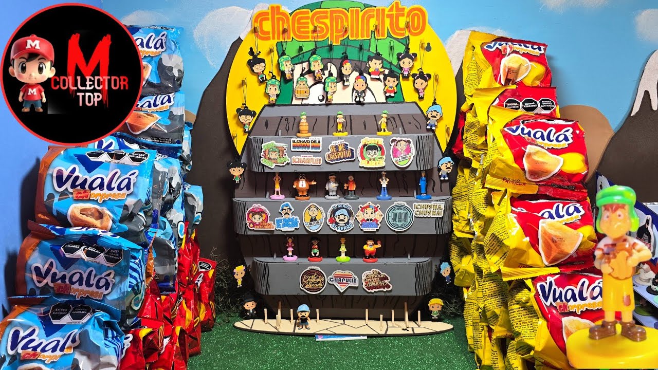 ¡Sorpresa total! Abriendo Vualá de Chespirito trae sale el Chavo con su torta + clips para cable