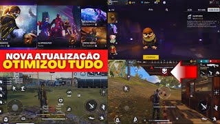 OTIMIZOU TUDO! NOVA ATUALIZAÇÃO DE AGOSTO PROMETE! #freefire  #atualizaçãofreefire