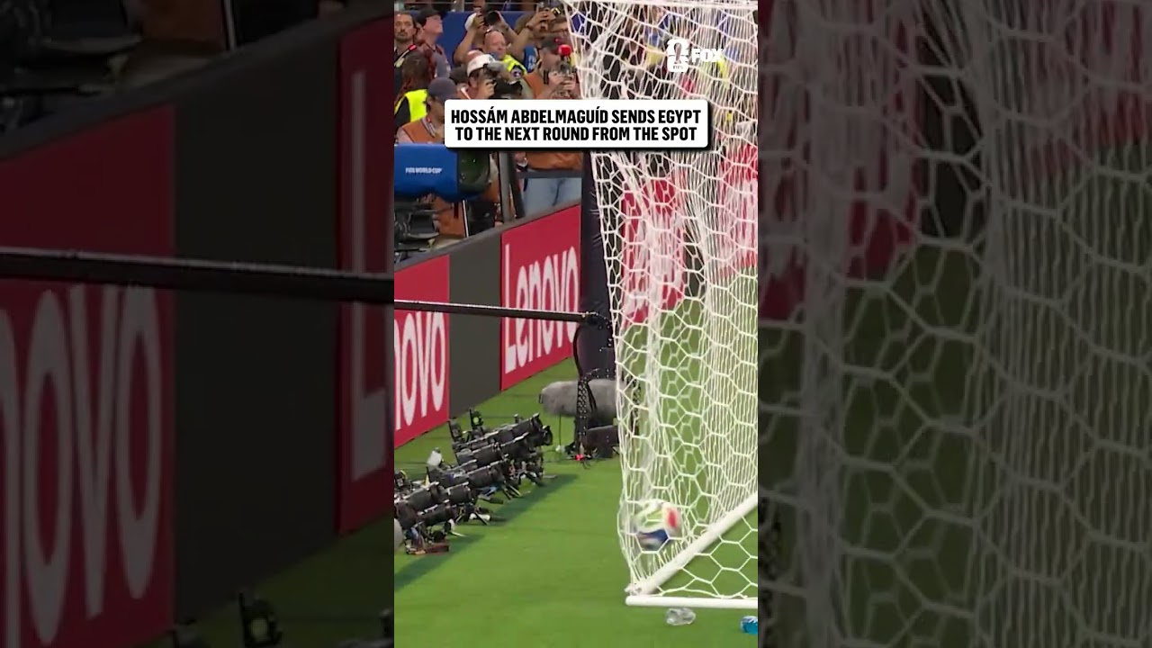 The final penalty that secured Egypt's spot in the Round of 16 🇪🇬
