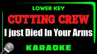 Download lagu Cutting Crew - I just Died In Your Arms - KARAOKE LOWER KEY @IlloJuan_