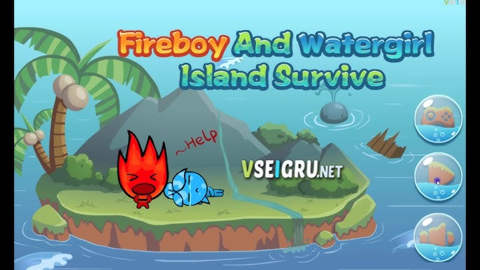 Fireboy and Watergirl Elements (All Level Green Diamond) 